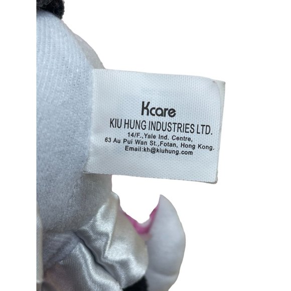 Disney 14" Minnie Mouse in Pink Polka Dot Dress Plush Doll EUC Kcare - Picture 10 of 13